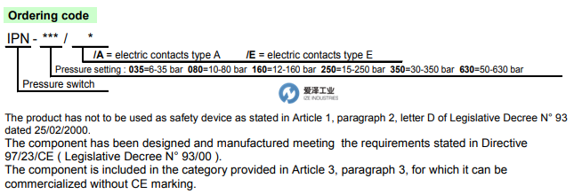ISO压力开关IPN160E 爱泽工业 ize-industries1.（）.png