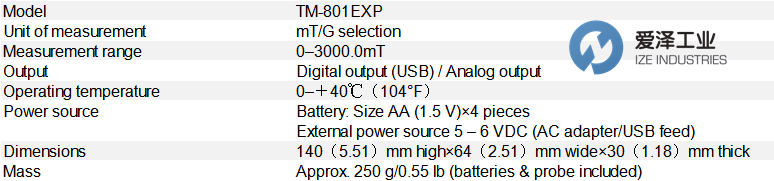 Kanetec特斯拉高斯儀表TM-801EXP 愛澤工業(yè) ize-industries.png