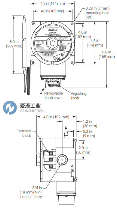 NVENT RAYCHEM机械温控器E507S-LS 爱泽工业 ize-industries (2).png