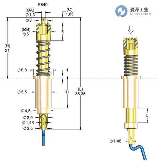 Feinmetall探头F84014S150L1780 爱泽工业 ize-industries.png
