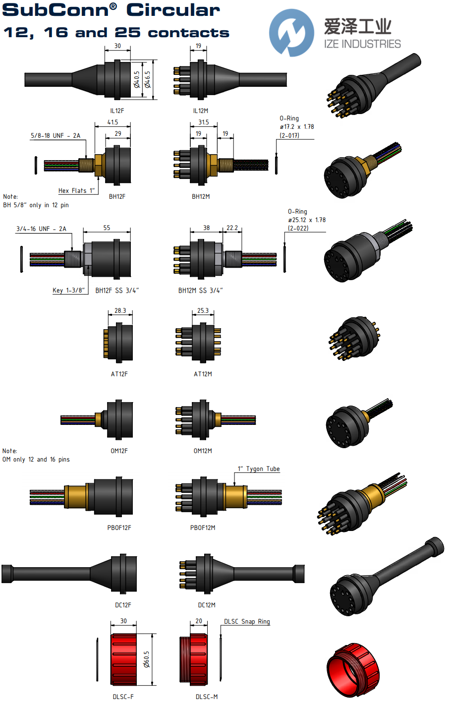 SUBCONN水密连接器Circular 25pin系列 爱泽工业izeindustries.png SUBCONN水密连接器Circular 25pin系列 爱泽工业izeindustries.png