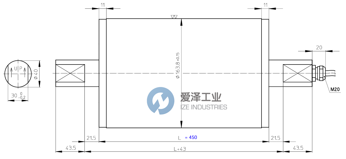 VAN DER GRAAF滚筒电机TM160B40-0410Z-450 爱泽工业 ize-industries.png