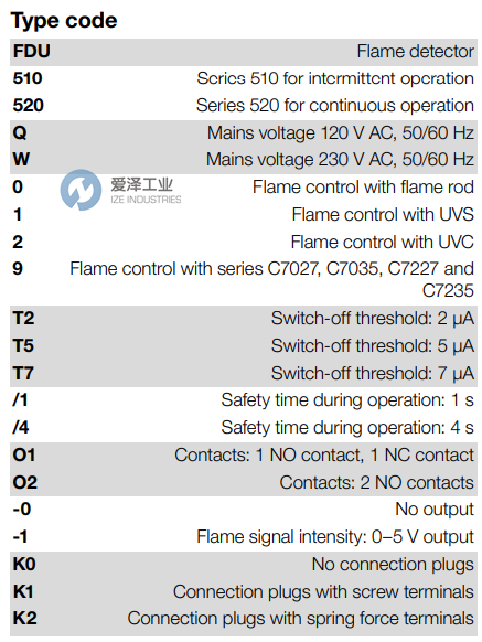 KROM SCHRODER火焰探测器FDU510W1T51O1-0K1 84368013 爱泽工业 ize-industries (2).png