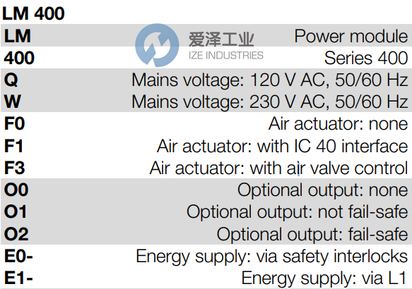 KROM SCHRODER电源模块LM400WF3O0E1 爱泽工业 ize-industries (2).png