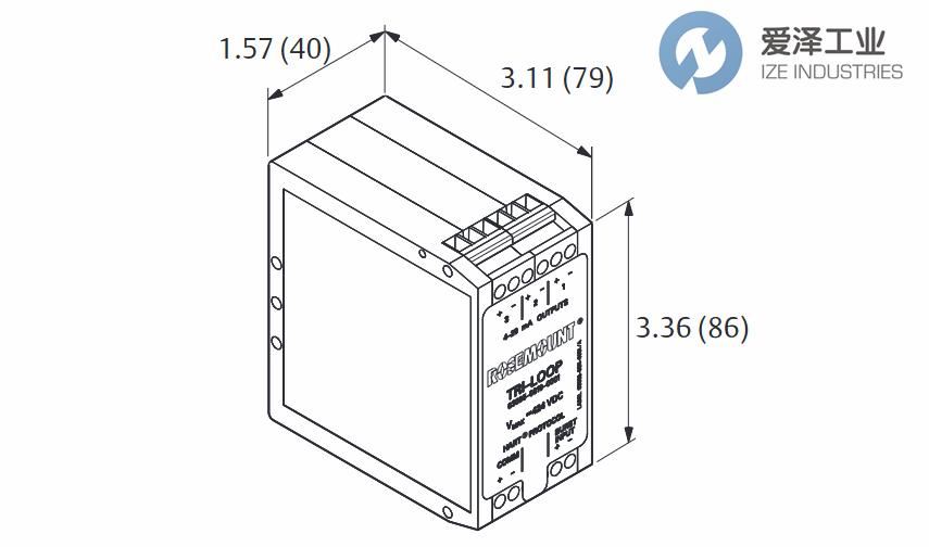 ROSEMOUNT信号转换器333U爱泽工业ize-industries.png