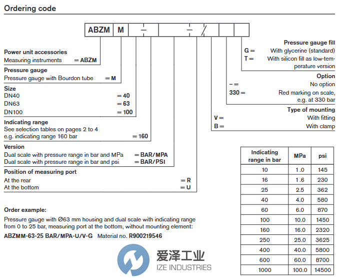 REXROTH压力表R900066323    ABZMM 100- 400BARMPA-RB-G爱泽工业izeindustries.png