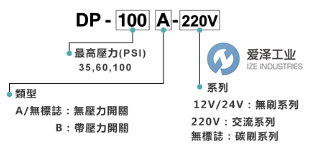 PONYTE隔膜泵DP-100B爱泽工业izeindustries.png