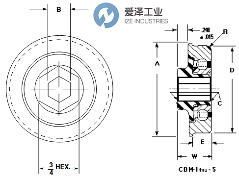 KILIANBRG轴承CB&nbsp;14-1爱泽工业 izeindustries.png